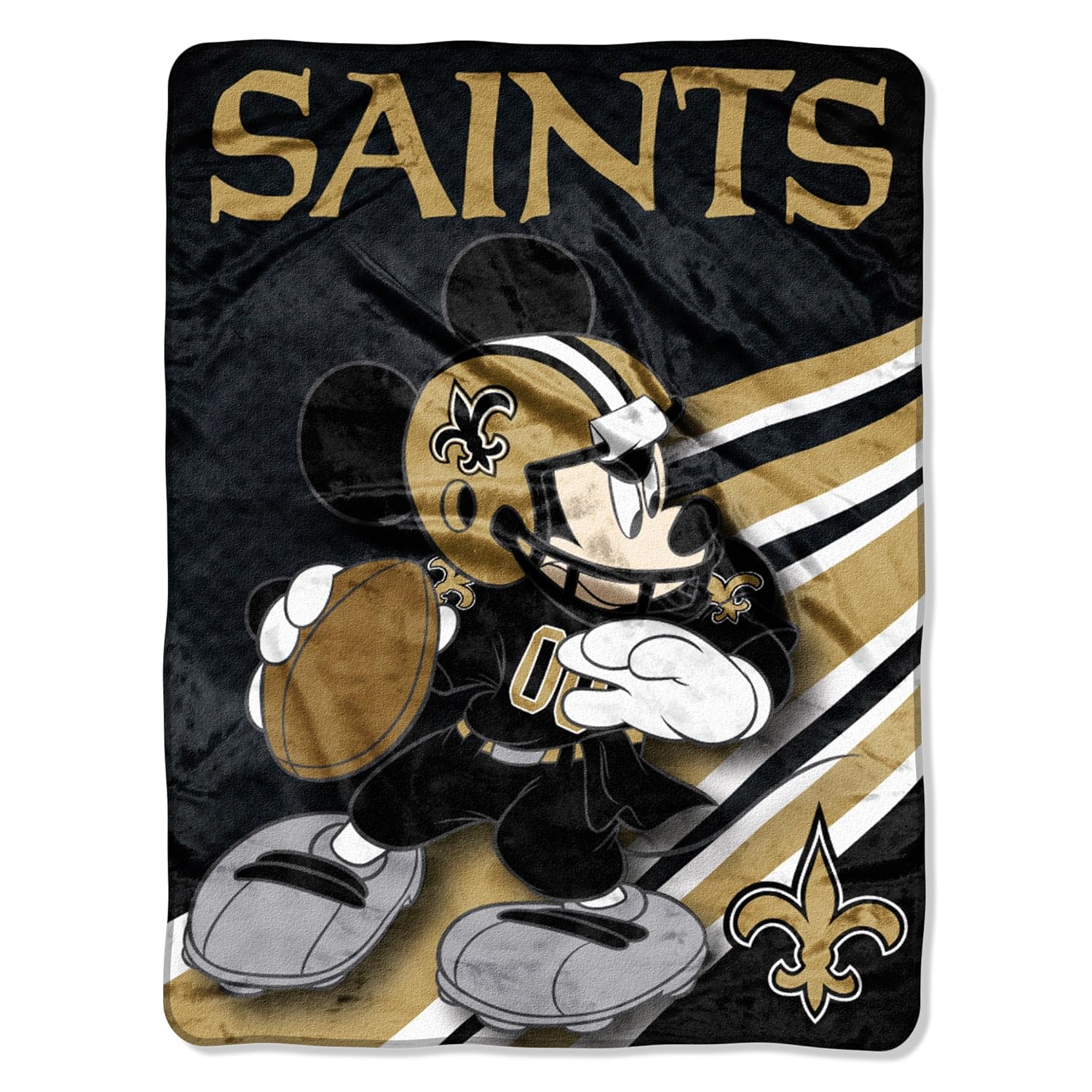 The Northwest Company Officially Licensed NFL Tennessee Titans Mickey Mouse Ultra Plush Micro Super Soft Raschel Throw Blanket