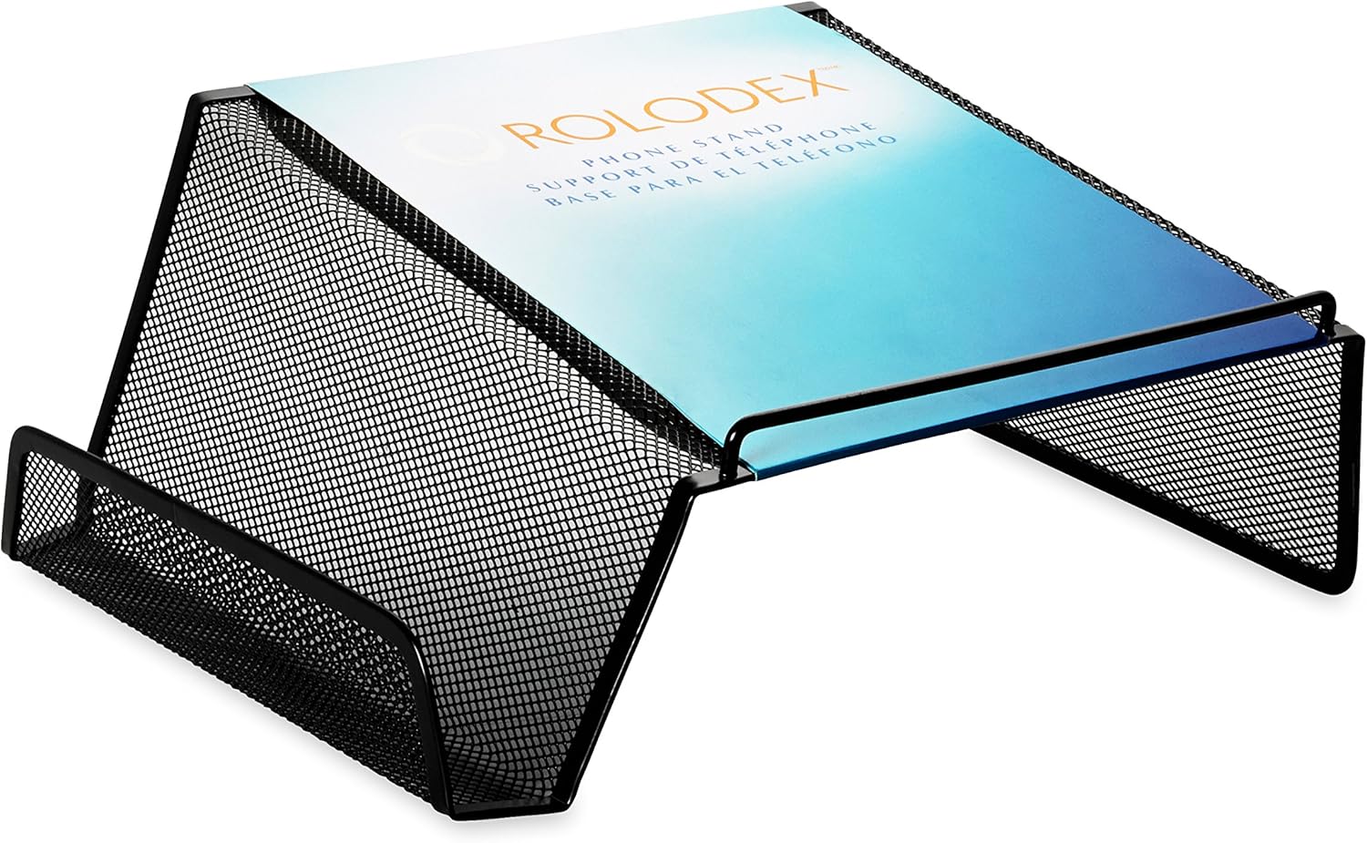 Rolodex Mesh Collection Desktop Phone Stand, Black (22151) : Office Memo Holders : Office Products