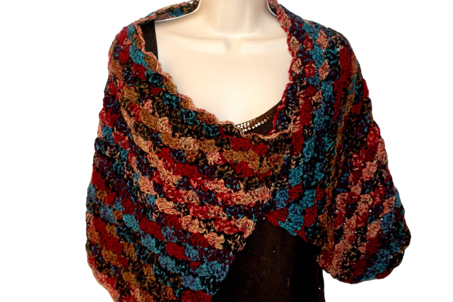 womens black shawls