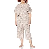 Amazon Essentials Women's Knit Jersey Capri Pajama Set