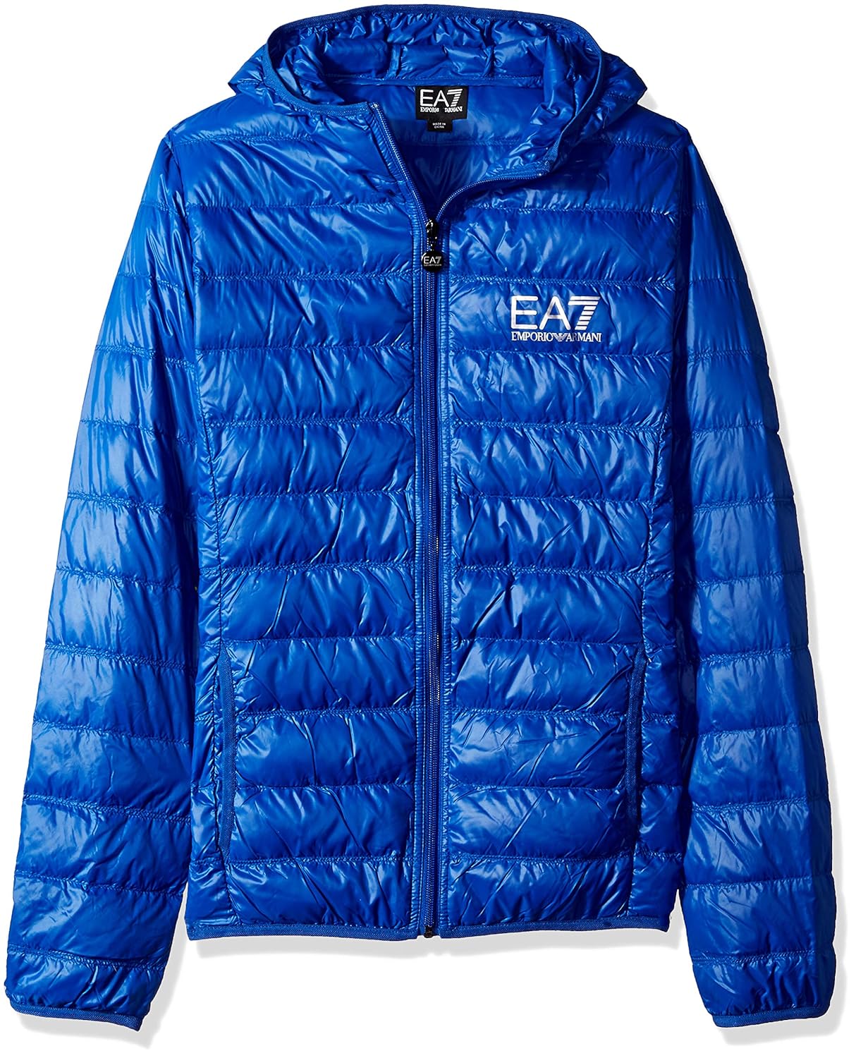 Ea7 emporio armani 8NPB02 PN29Z Down jacket Man Blue S Amazon.co.uk