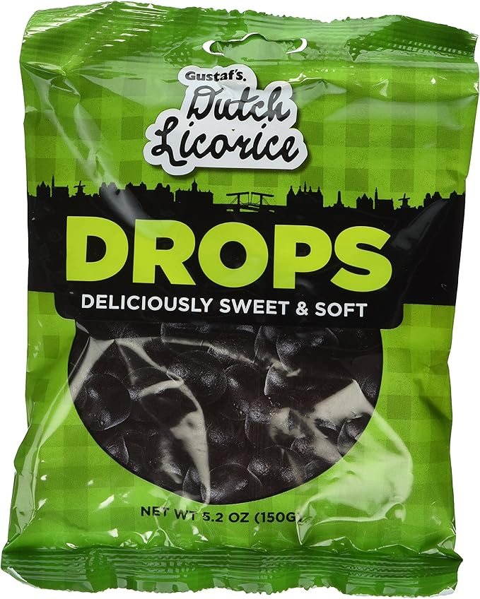 Gustaf's Dutch Licorice Drops 5.62oz 150g Bag