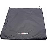 A99Golf Rain Hood Towel Waterproof Golf Towel Golf Bag Cover with Free Carabiner Clip w/Microfiber Towel 17 3/4" x 19 1/4" (Black)