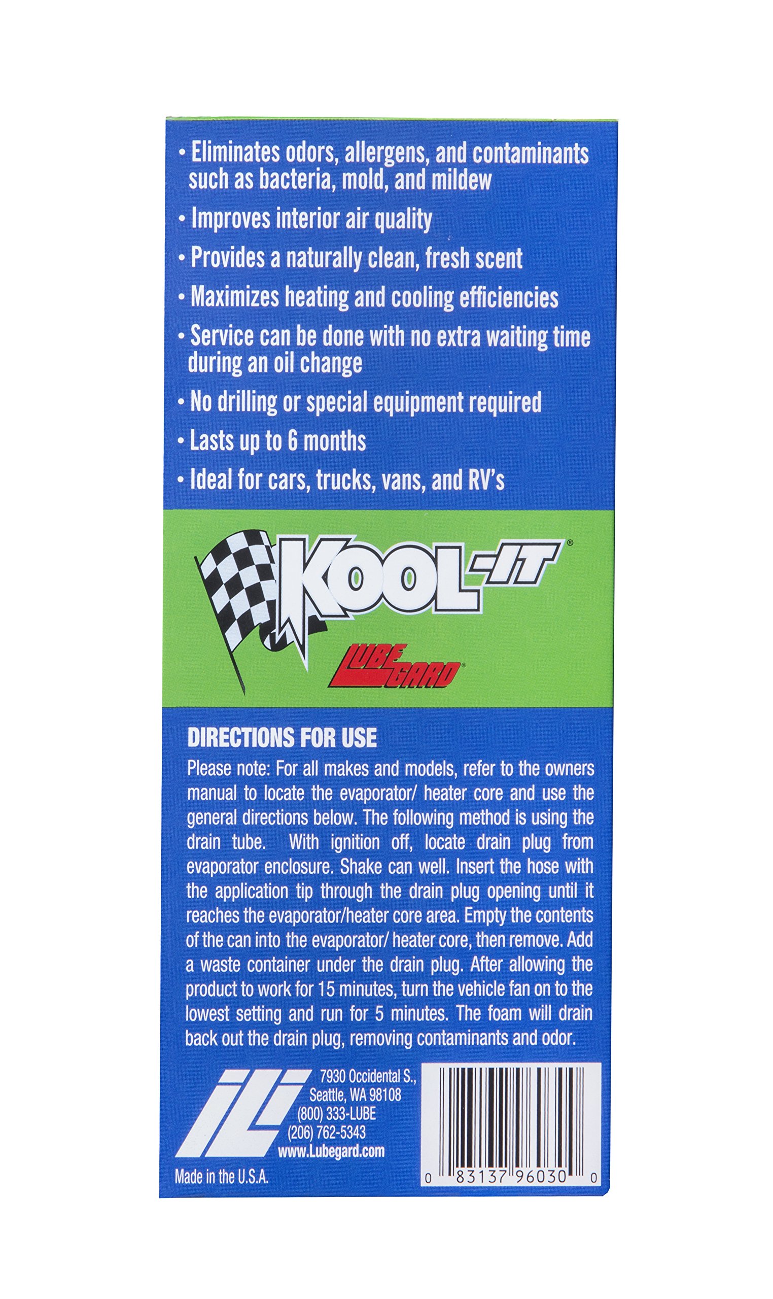 Lubegard 96030 KoolIt Evaporator and Heater Foam Cleaner Buy Online