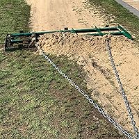 LANDZIE Drag Harrow Driveway Grader Landscape Power Rake for ATV, UTV, Tractor, Mower - 6 Ft Reinforced Steel (Two 3 ft Secti
