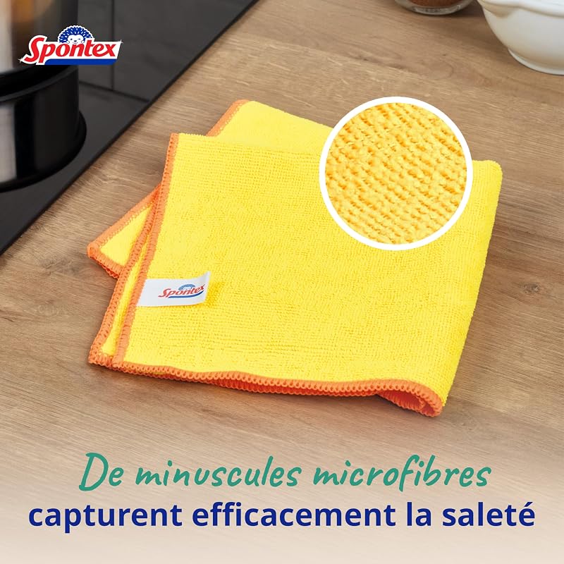 Microfibre Collection | Chiffons de Nettoyage Multi-Usages, Lavables à 40 °C, Cuisine et Salle de Bain | 30 x 30 cm, Lot de 16