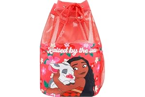 Disney Kids Swim Bag, Moana Swimming Bags For Kids, Drawstring Backpack For Girls One Size