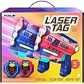 Halo Sport Laser Tag Set of 2 - Gifts for 8 9 10 11 12 13 Year Old Boy Gifts Birthday - Easter Toys for Boys Ages 8-12 Years - Teens Boys Toys Age 8-10 Years Gift - Lazer Tag Guns & Vests