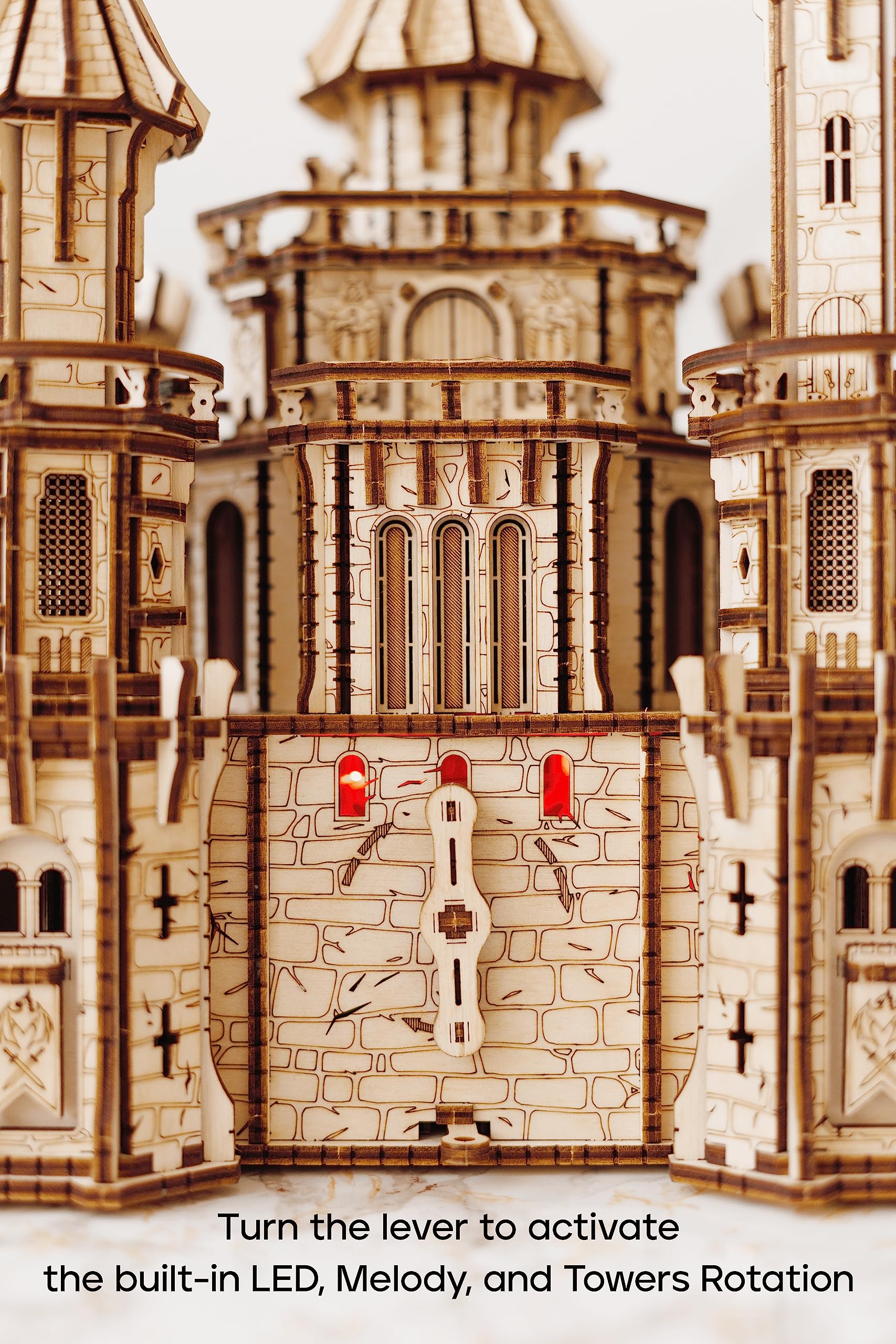Mua Wood Trick Dragon Castle Movable Wooden 3D Puzzles for Adults to ...