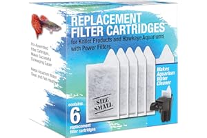 Koller Products Replacement Filter Cartridges - Small, 6-Pack