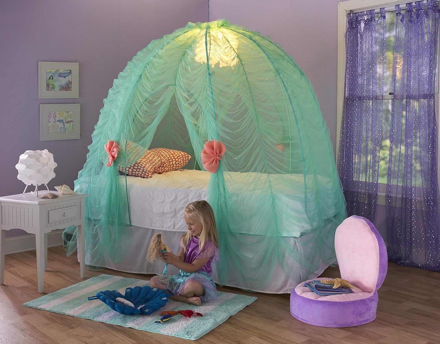 light up under the sea bed tent