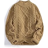 Aelfric Eden Oversized Sweater for Women Turtleneck Long Sleeve Sweater Arctic Velvet Knit Pullover
