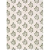 Livabliss x ELLE Decor Rivoli Modern Area Rug, 7'10" x 10', Green/Cream