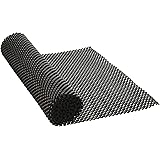 Con-Tact Brand Grip Premium Non-Adhesive Non-Slip Shelf and Drawer Liner, 12-Inches by 4-Feet, Black