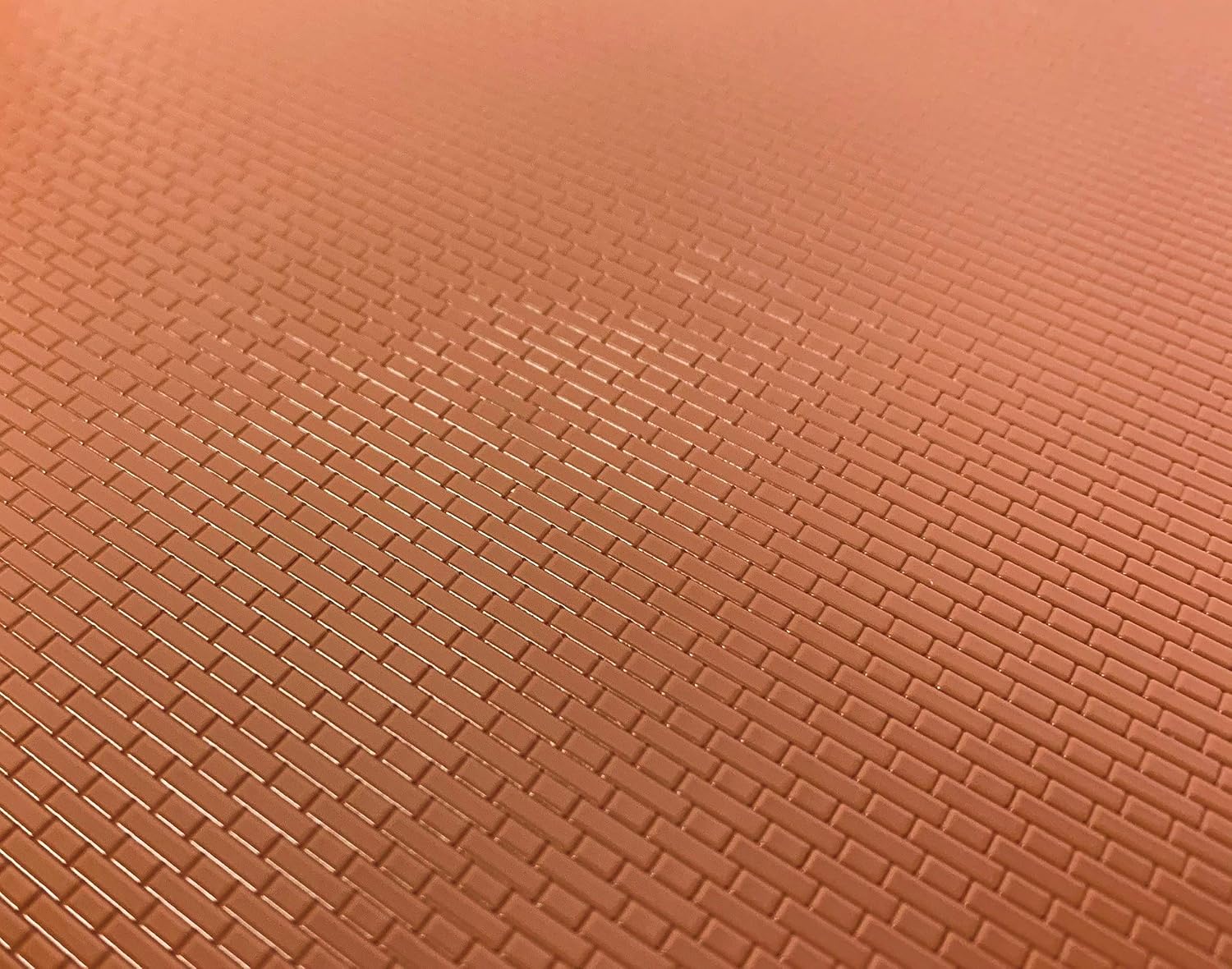 Slater's Plastikard 0410 7mm 'O' Gauge Flemish Bond Red Brick Plastic Styrene Sheet - Image 3