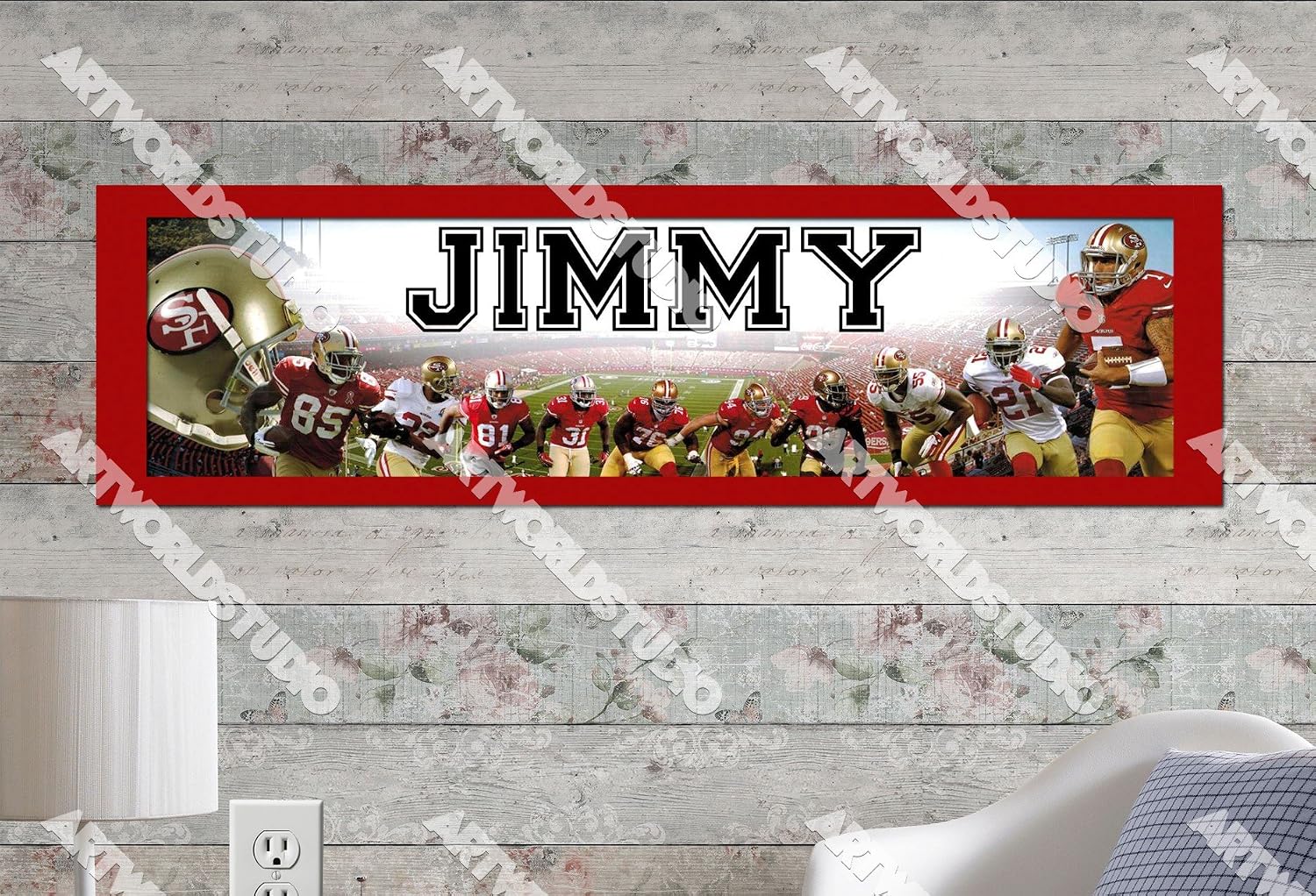 Amazon Com San Francisco 49ers 10 X32 Personalized Name Poster