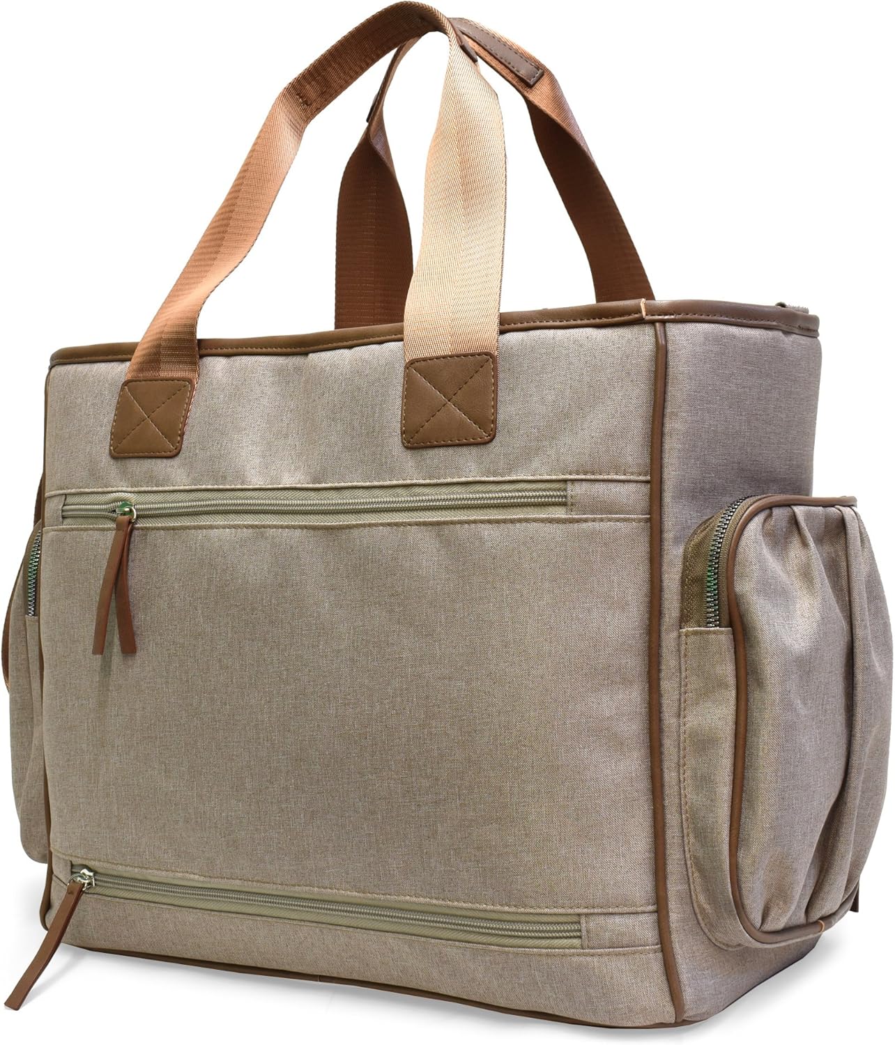 adrienne vittadini nylon workbook tote