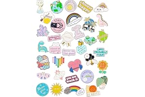 Kajaia 35 Pcs Enamel Pins Bulk Lapel Pin Alloy Brooches Pins Backpack Badges Brooch for Friends Clothing Decor