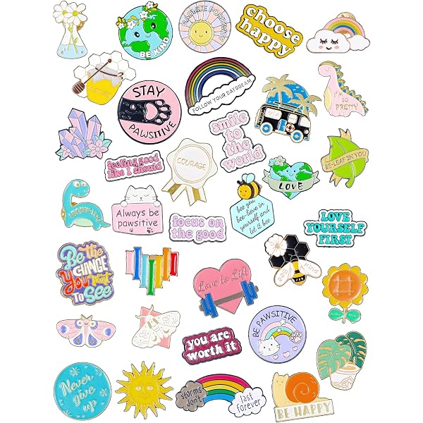 Broches De Solapa Con Forma De Libro - Pack De 4 Unidades, Aleación, Diseño Divertido De Dibujos Animados, Para Mochilas O Chaquetas