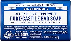 Dr Bronners Magic Soap All One Obpe05 5 Oz Peppermint Dr. Bronner'S Bar Soap