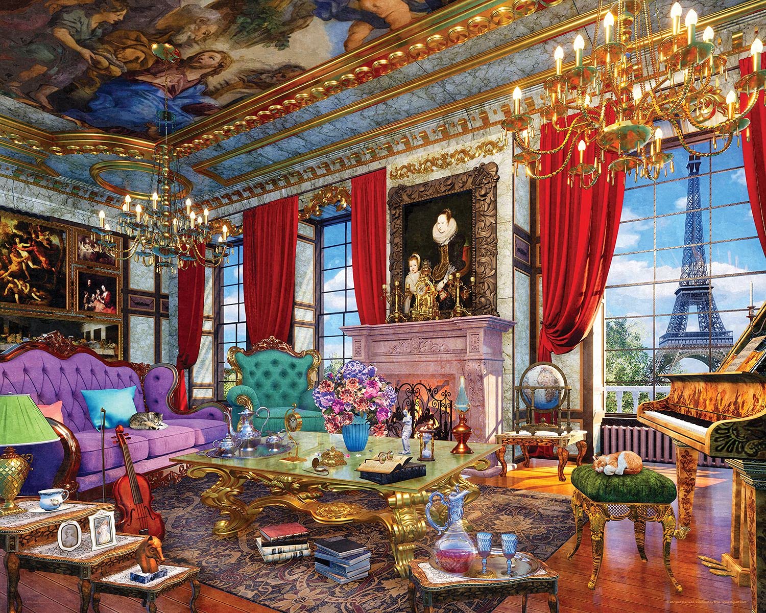 Springbok 1000 Piece Jigsaw Puzzle Palace in Paris