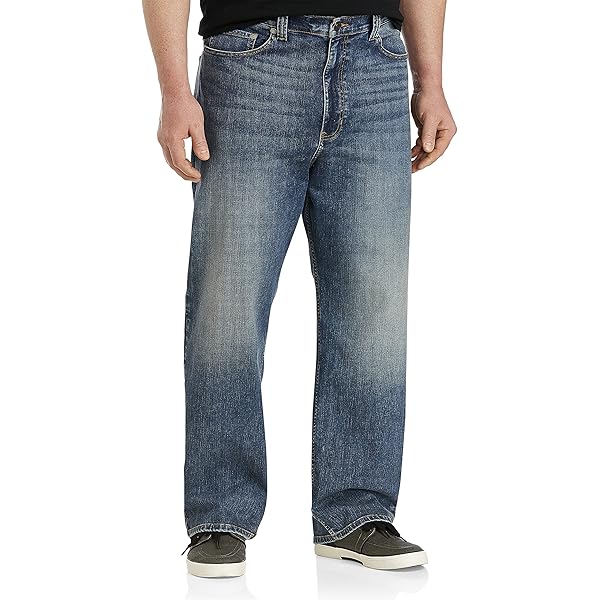 Harbor Bay by DXL Men's Big and Tall Relaxed Fit Stretch Jeans