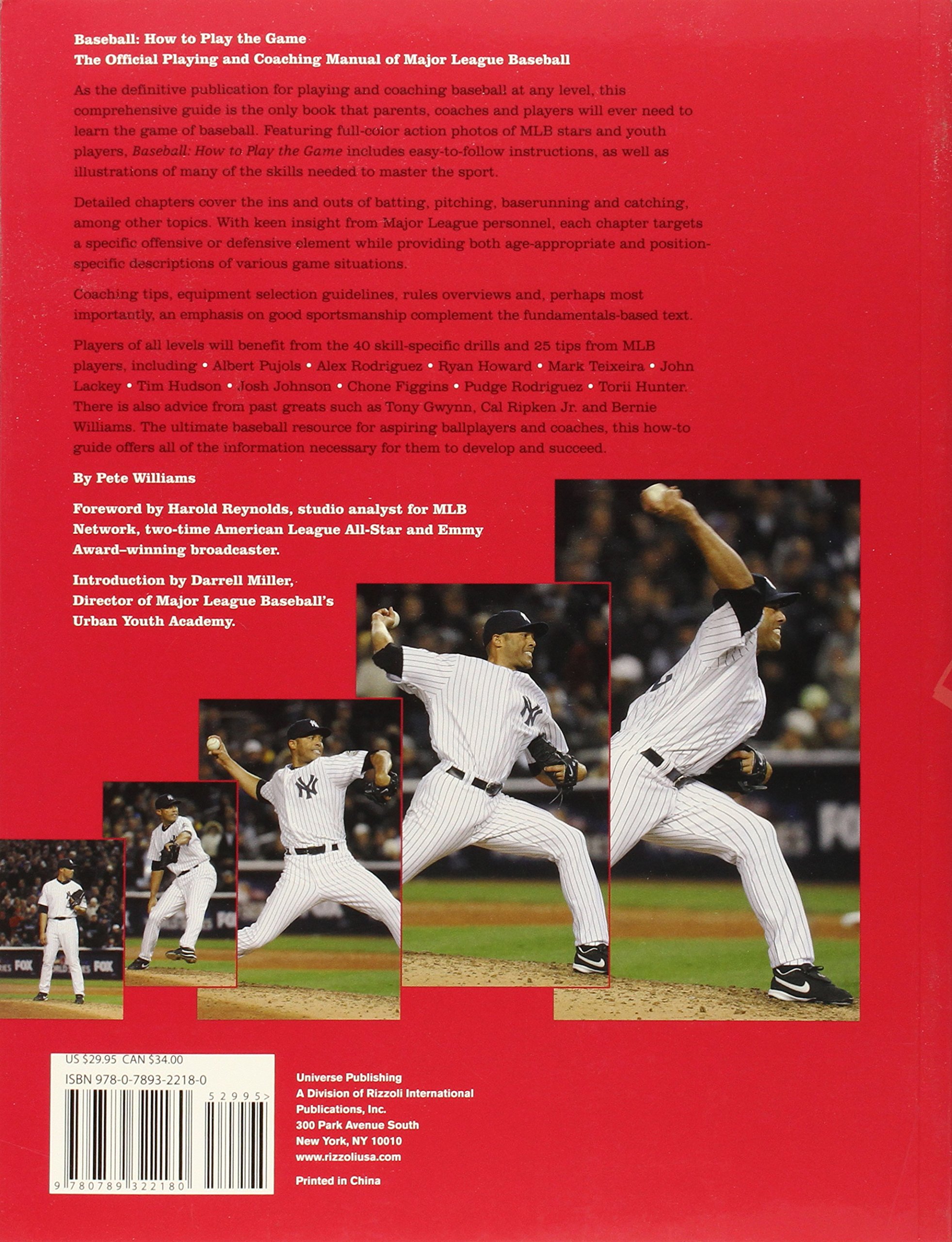 Baseball: How To Play The Game: The Official Playing and Coaching Manual of Major  League Baseball: Pete Williams, Major League Baseball, Darrell Miller, ...