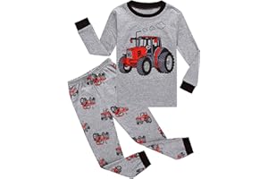 Family Feeling Little Big Boy Pajamas Sets 100% Cotton Pjs Kids Jammies