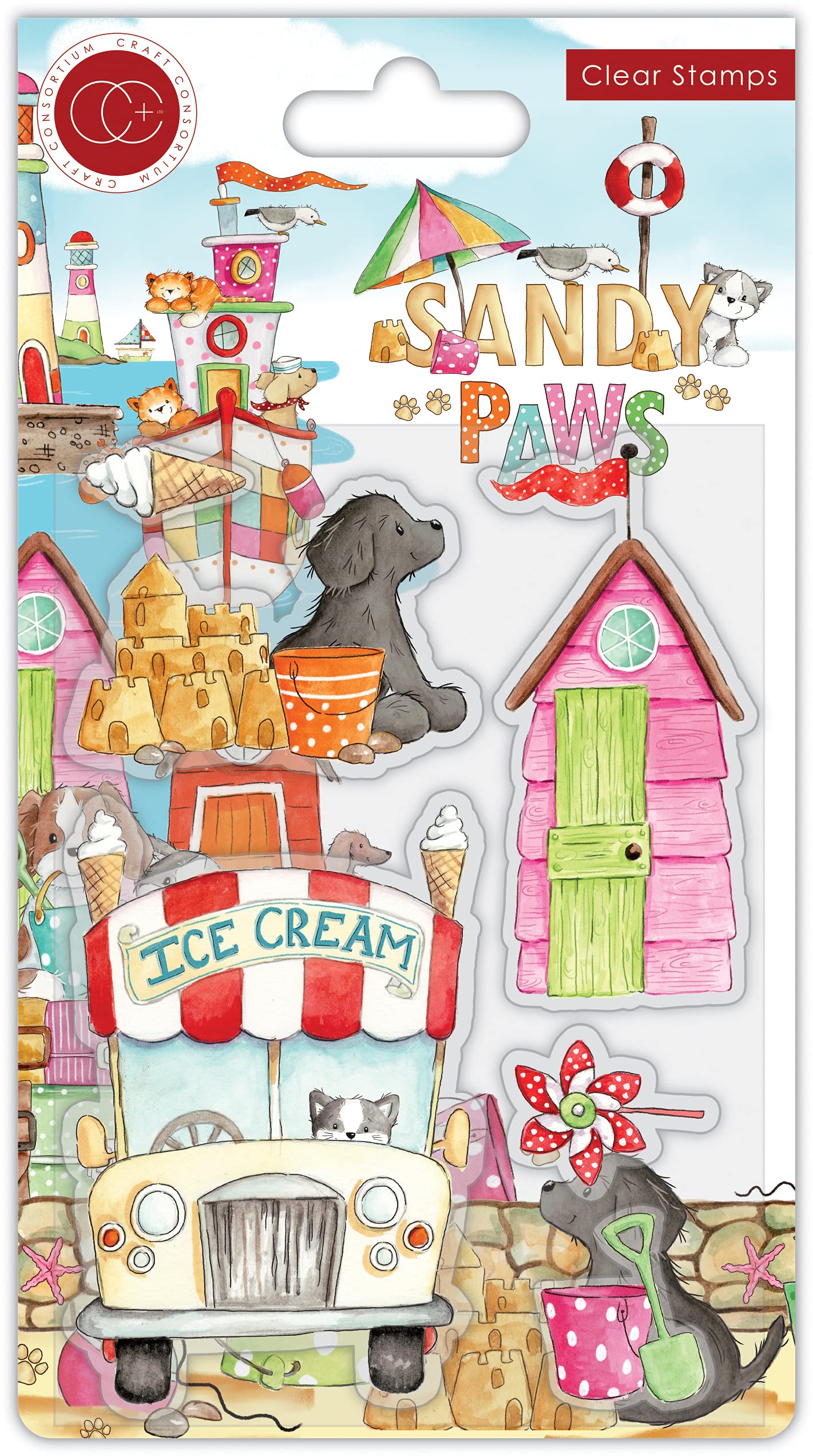 Sandy Paws - Stamp Set - Ice Cream
