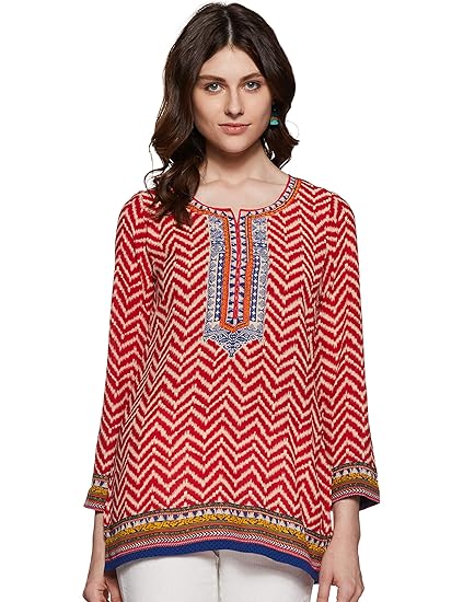 Women's Synthetic Straight Kurta