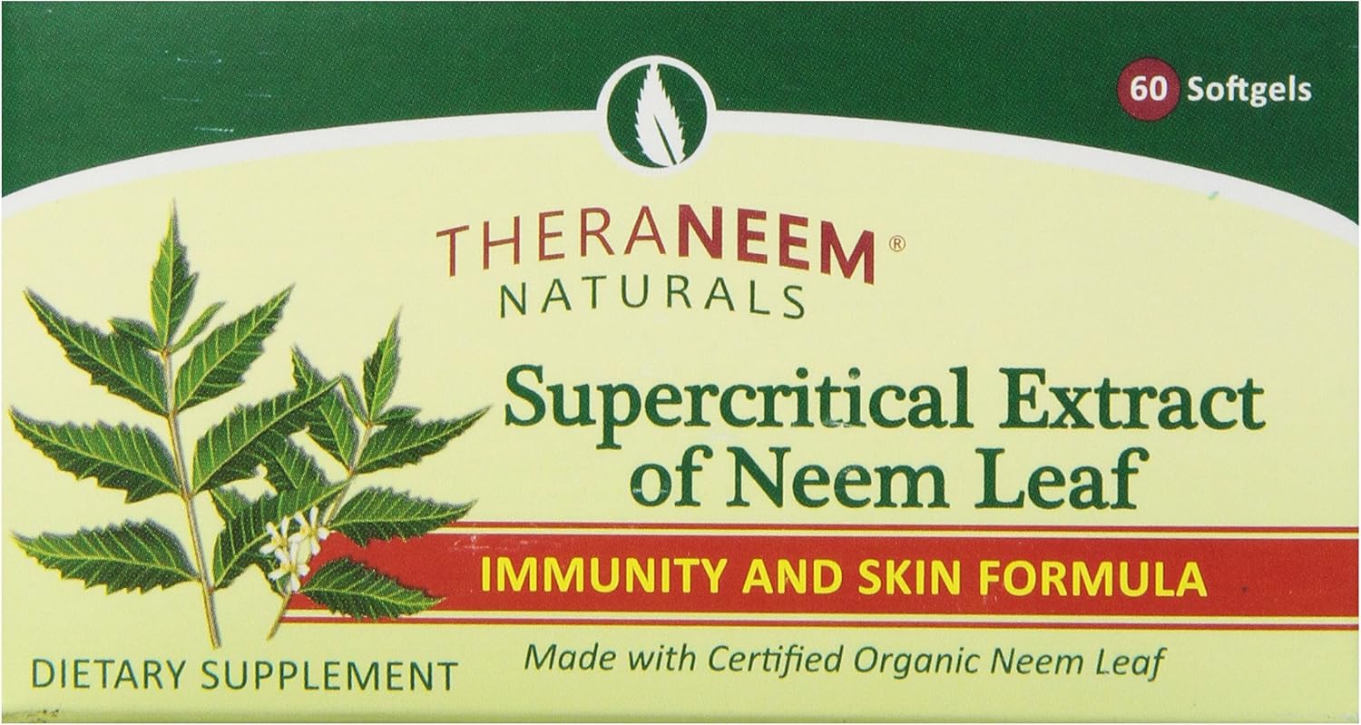Theraneem Supercritical Neem Gel Capsules, 60 Count: Health & Personal Care