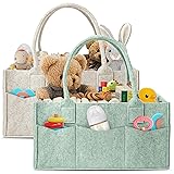 HIPHOP PANDA 2-Pack Diaper Caddy Organizer