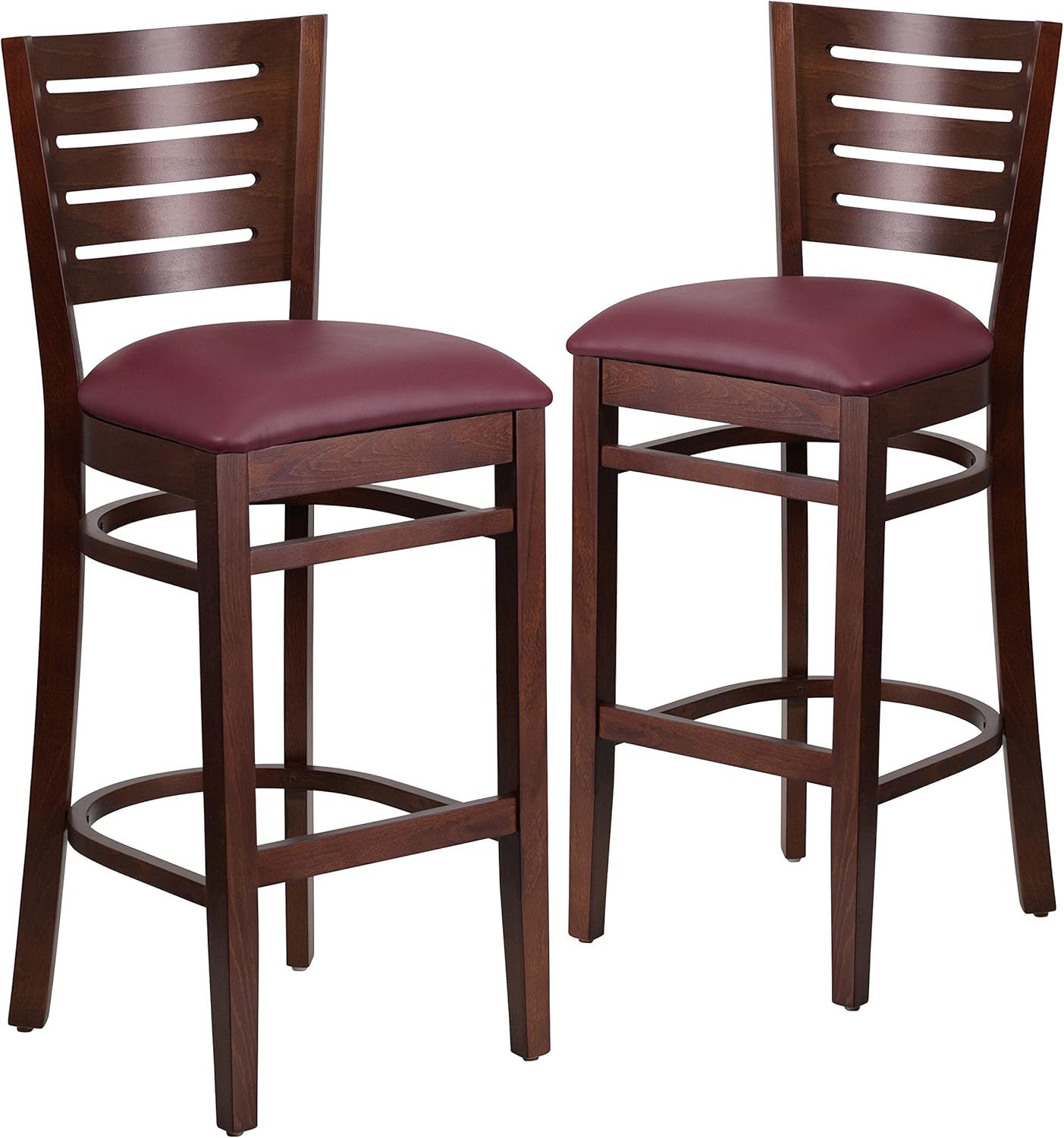 Best bar stool burgundy seat