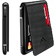 MURADIN Mens Wallet Tactical Bifold Wallets for Men Metal RFID Blocking Aluminum Money Cards Holder Gifts for Men