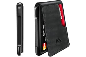 MURADIN Mens Wallet Tactical Bifold Wallets for Men Metal RFID Blocking Aluminum Money Cards Holder Gifts for Men