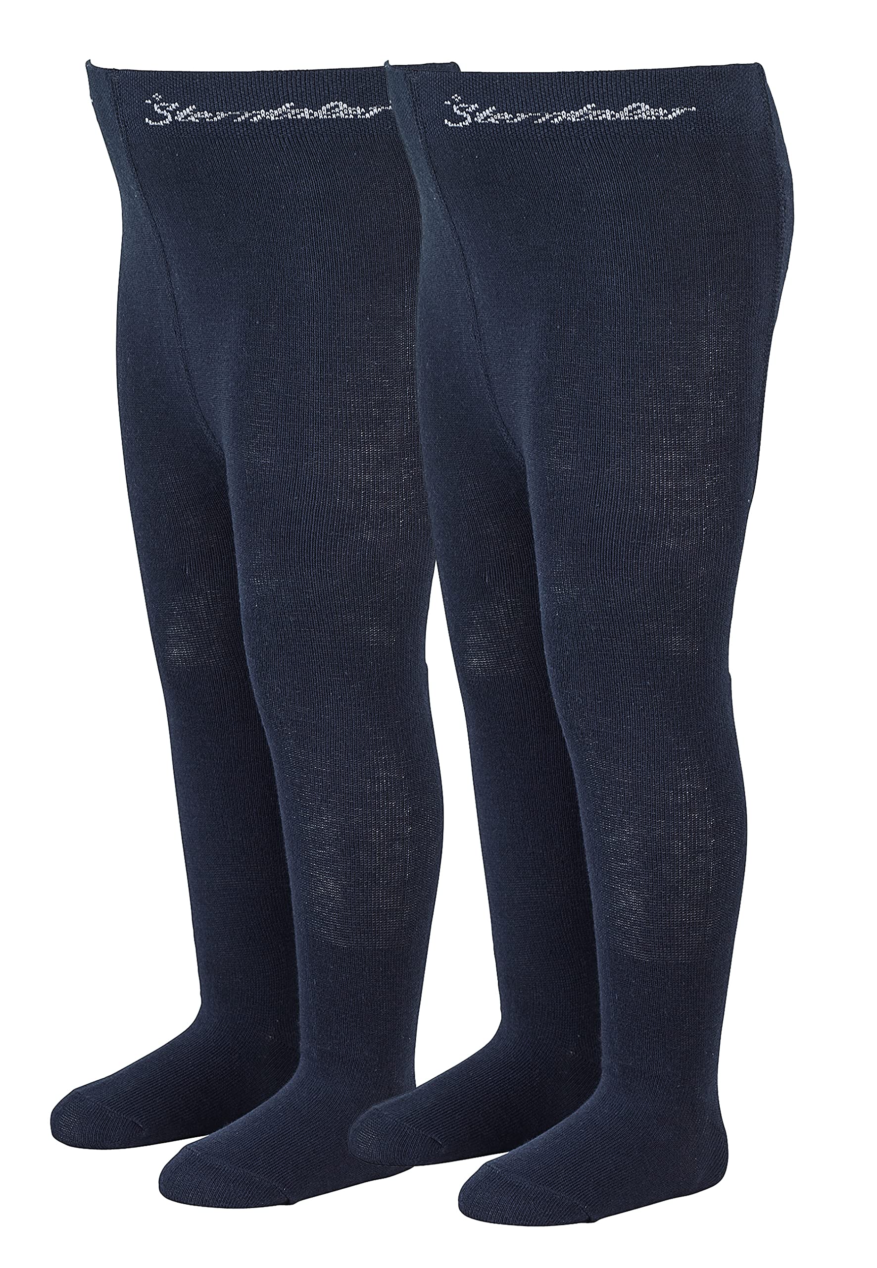 Sterntaler Baby Boys Tights Double Pack For Toddlers, Age: 4 Years, Size: 104, Navy Blue Tights, Blue (Marine 300), 104 (Manufacturer Size: 104)