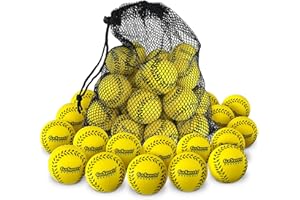 GoSports Mini Foam Baseballs for Pitching Machines and Batting Accuracy Training - 20 or 50 Pack