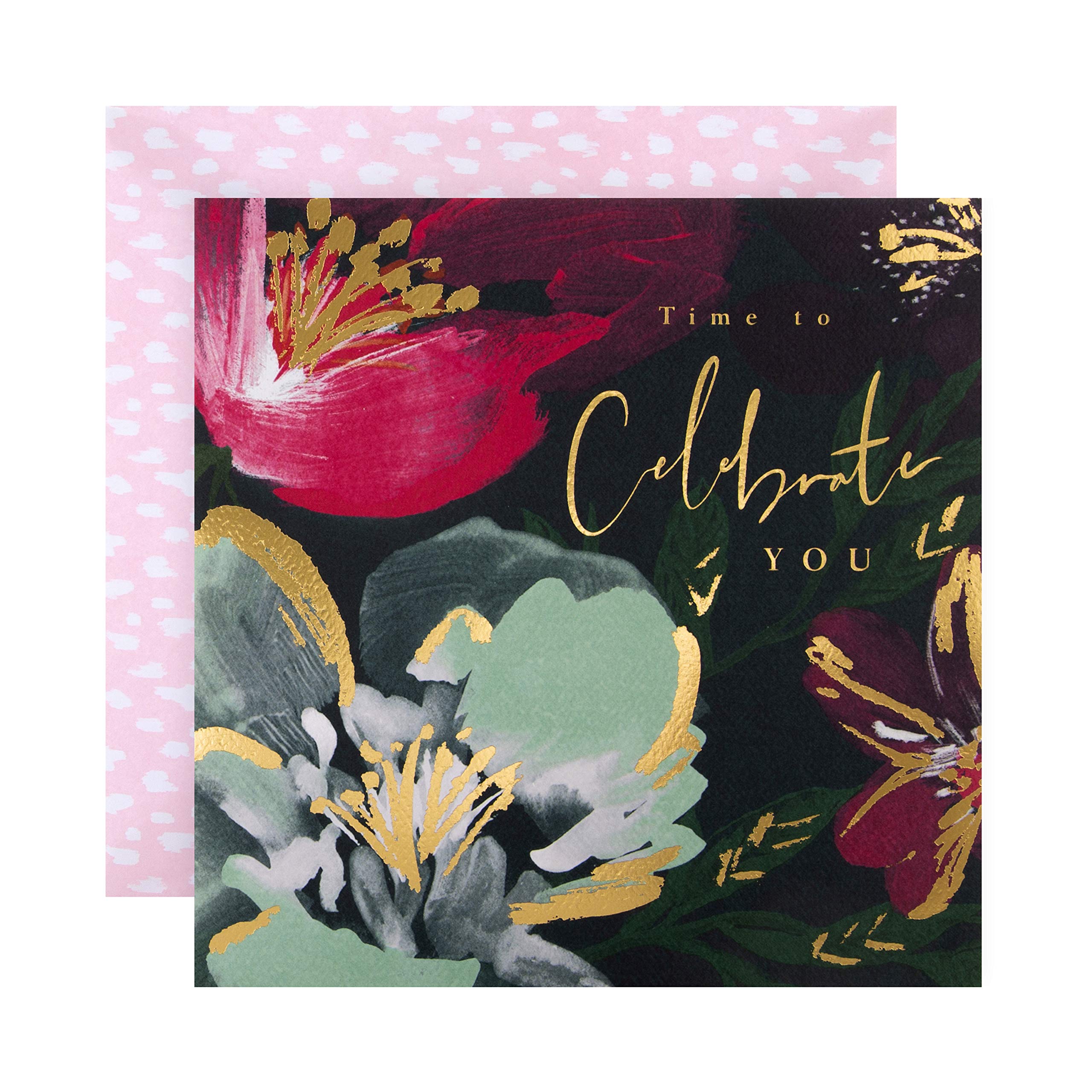 General Hallmark Birthday Card - Classic Floral Design