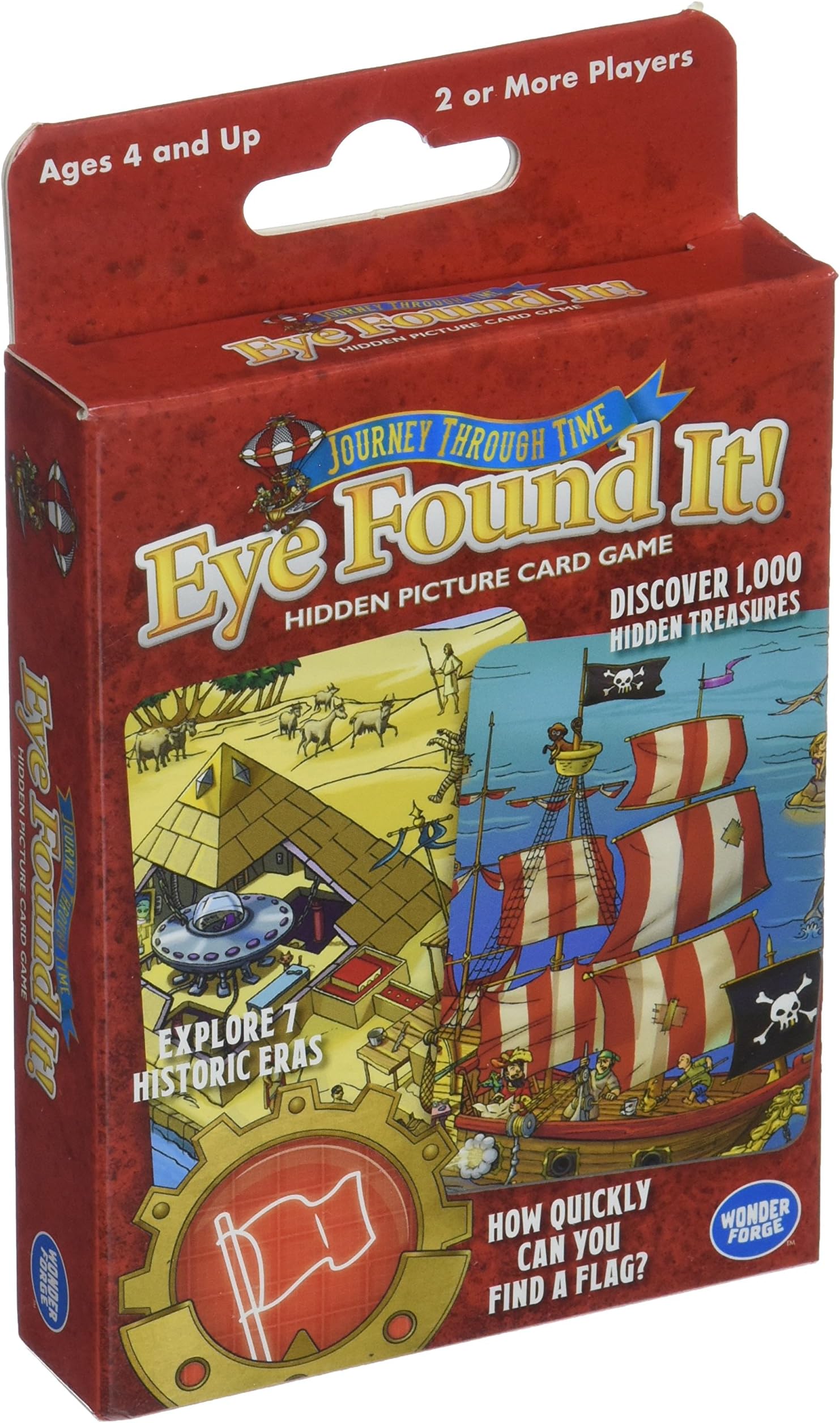 Wonder Forge Journey Through Time Eye Found It! Card Game