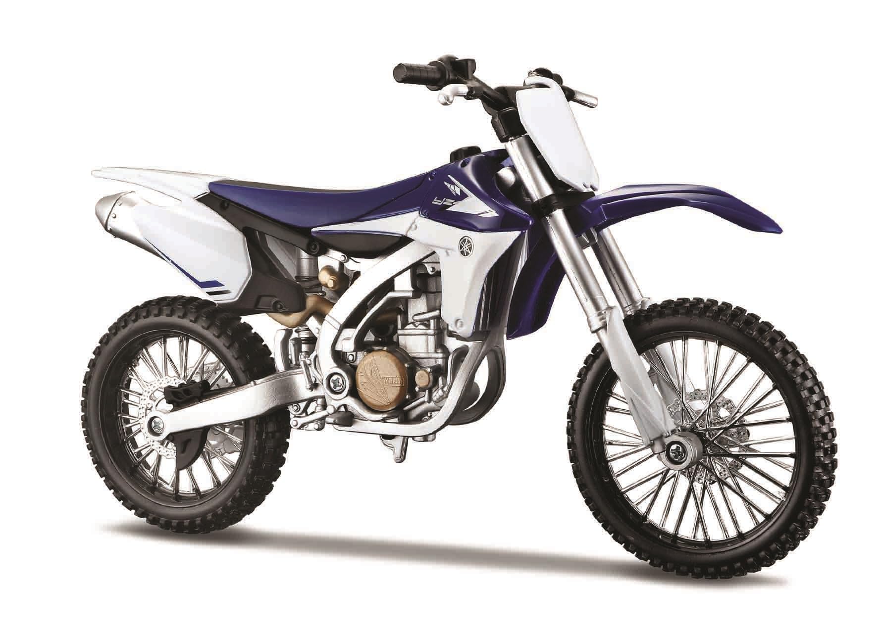 Maisto Yamaha YZ450F Motorbike Kit - 1:12 Scale - Incredibly Detailed Die-Cast Replica Collectible Motorcycle Model