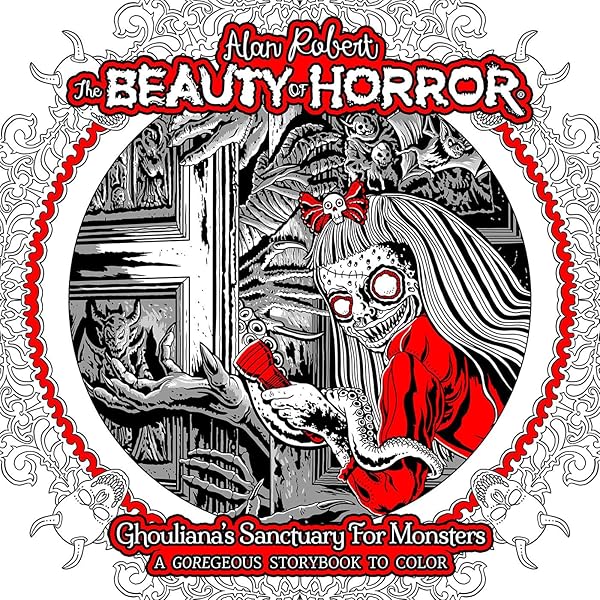 Amazon.com: The Beauty of Horror 7: Backwards Records Coloring