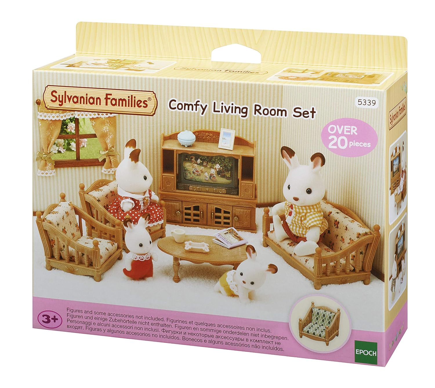 calico critters comfy living room set