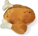 Petface Foodie Faces Roast Chicken Plush Dog Toy with Squeaker view 3