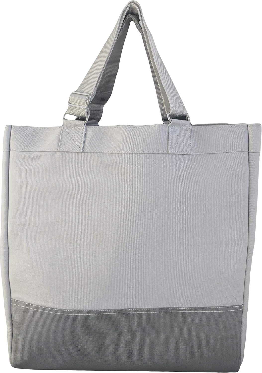 canvas tote bag with compartments