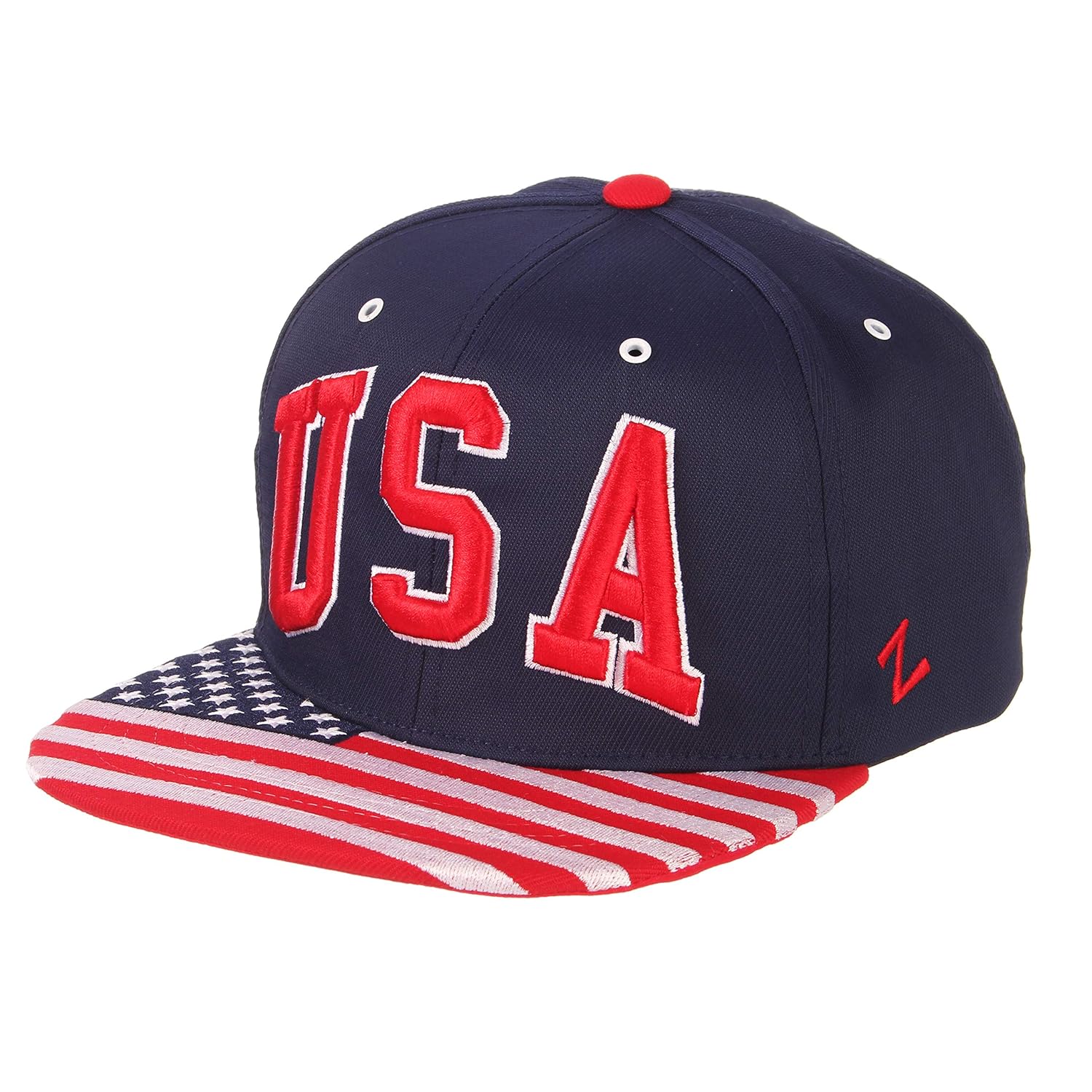 Usa flat brim hat Clearance