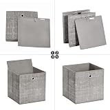 SONGMICS Storage Boxes Set of 6 30x30x30 cm Non-Woven with Handles view 7