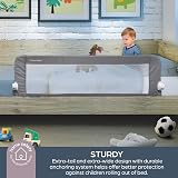 Dreambaby Nicole Bed Guard Rail Extra Wide 150cm Tall 50cm Fits King Beds view 3