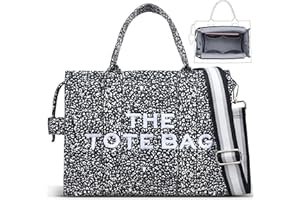 ABAMERICA The Tote Bag for Women Large Work Tote Bags Embroidery With 8/13 Pockets Zipper for Travel School Design from USA