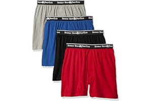 Beverly Hills Polo Club Men's 4 Pack Knit Boxer Short