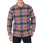 Amazon Aware Men's Regular-Fit Long-Sleeve Flannel Shirt